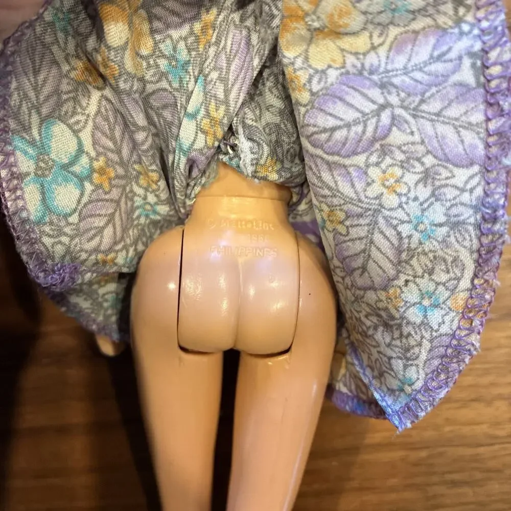 Barbie Twist n’ Turn Doll 1966 Blue Eyes Straight Blonde Hair Philippines Dress‎